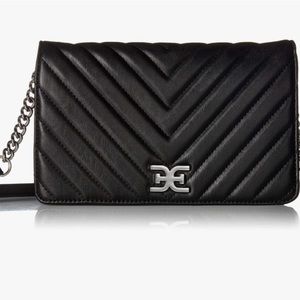 Sam Edelman Rose Quilted Black Crossbody